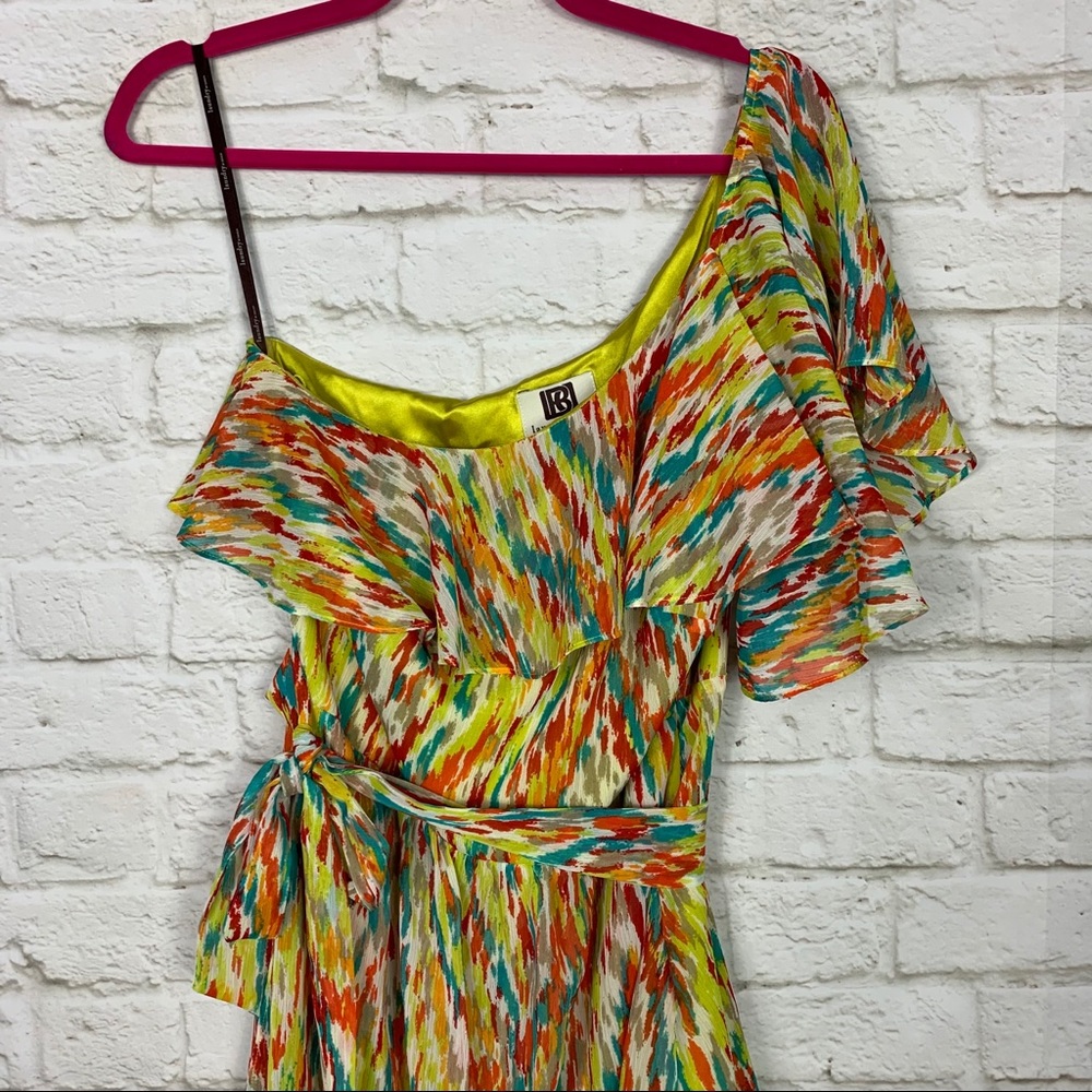 Laundry By Design Ruffled One Shoulder Mini Dress - Picture 2 of 11
